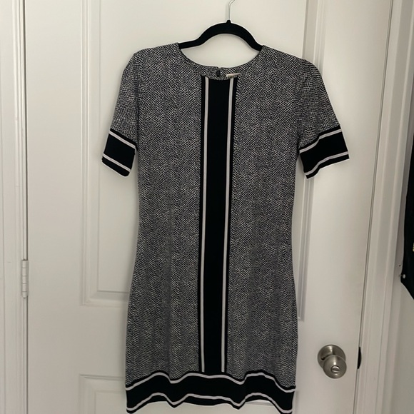 MICHEAL Michael Kors Black White and Gray Dress in Petite Small - Picture 1 of 12